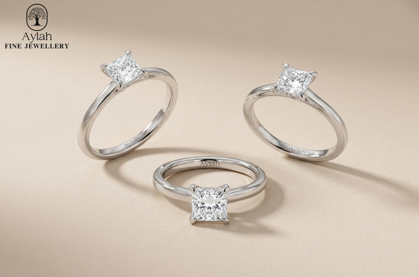 How to Choose the Ideal Princess Cut Solitaire Engagement Ring for Your Style?