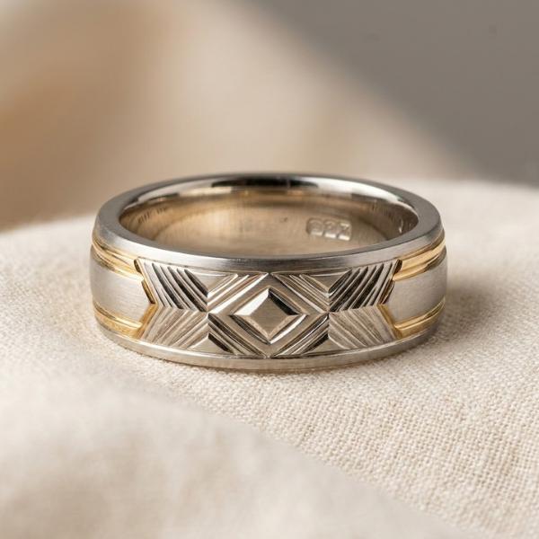 Patterned Wedding Bands