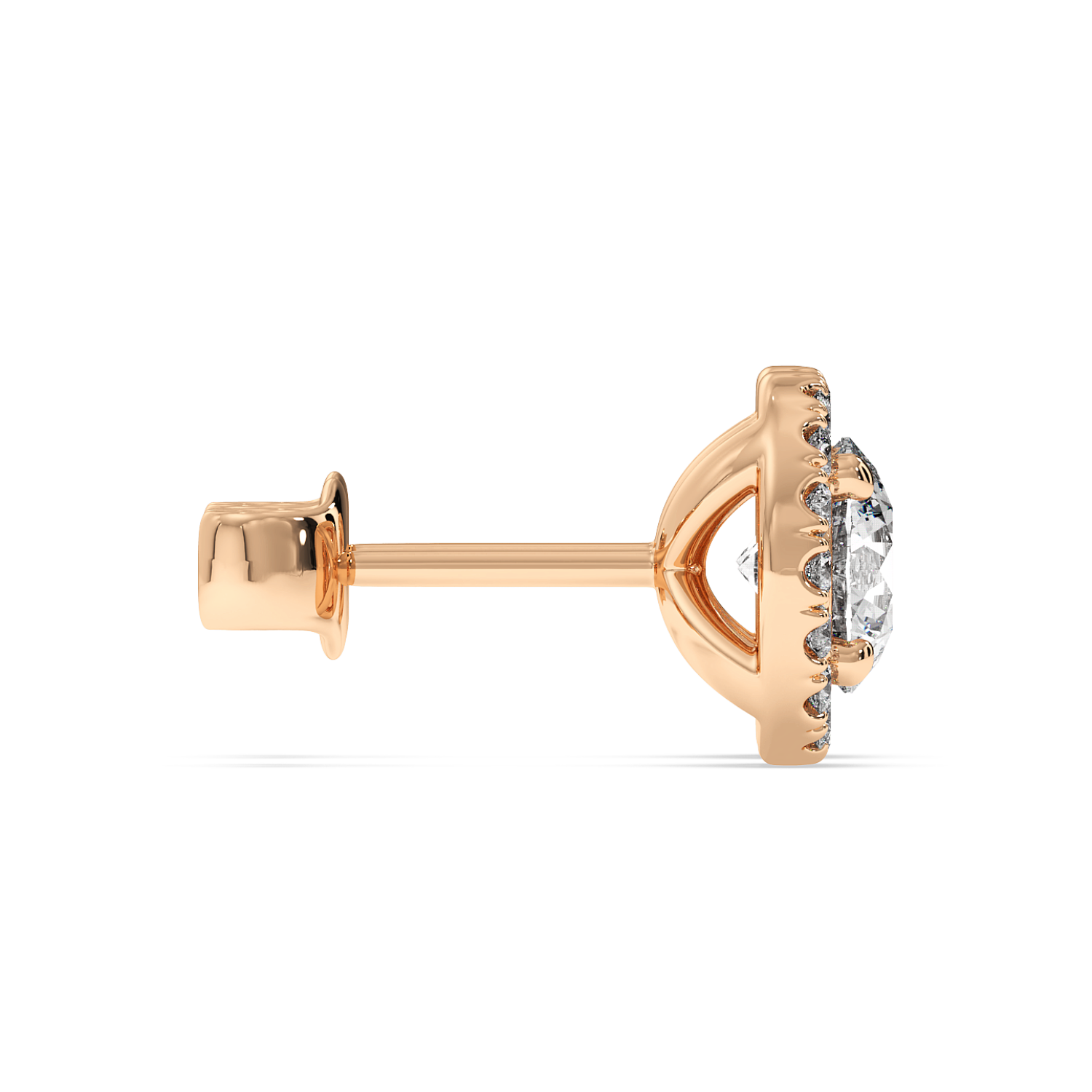 0.5ct Halo Studs