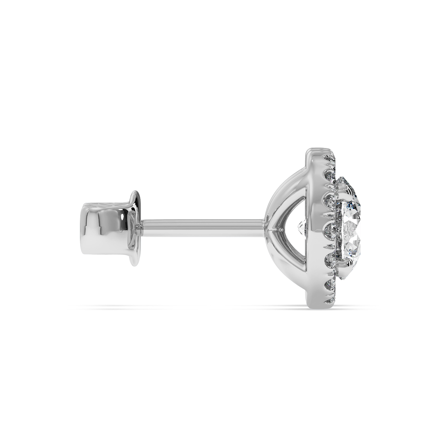 0.5ct Halo Studs