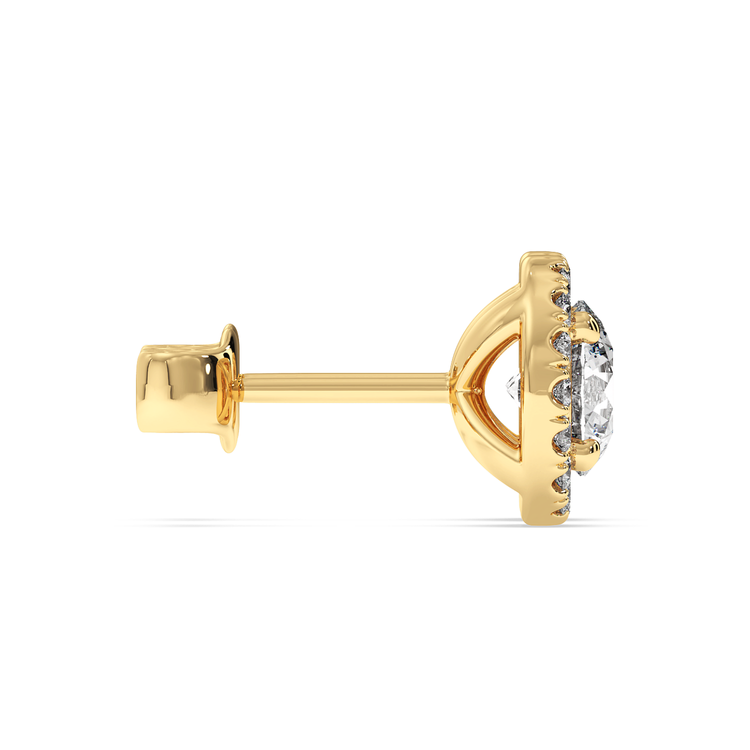 0.5ct Halo Studs