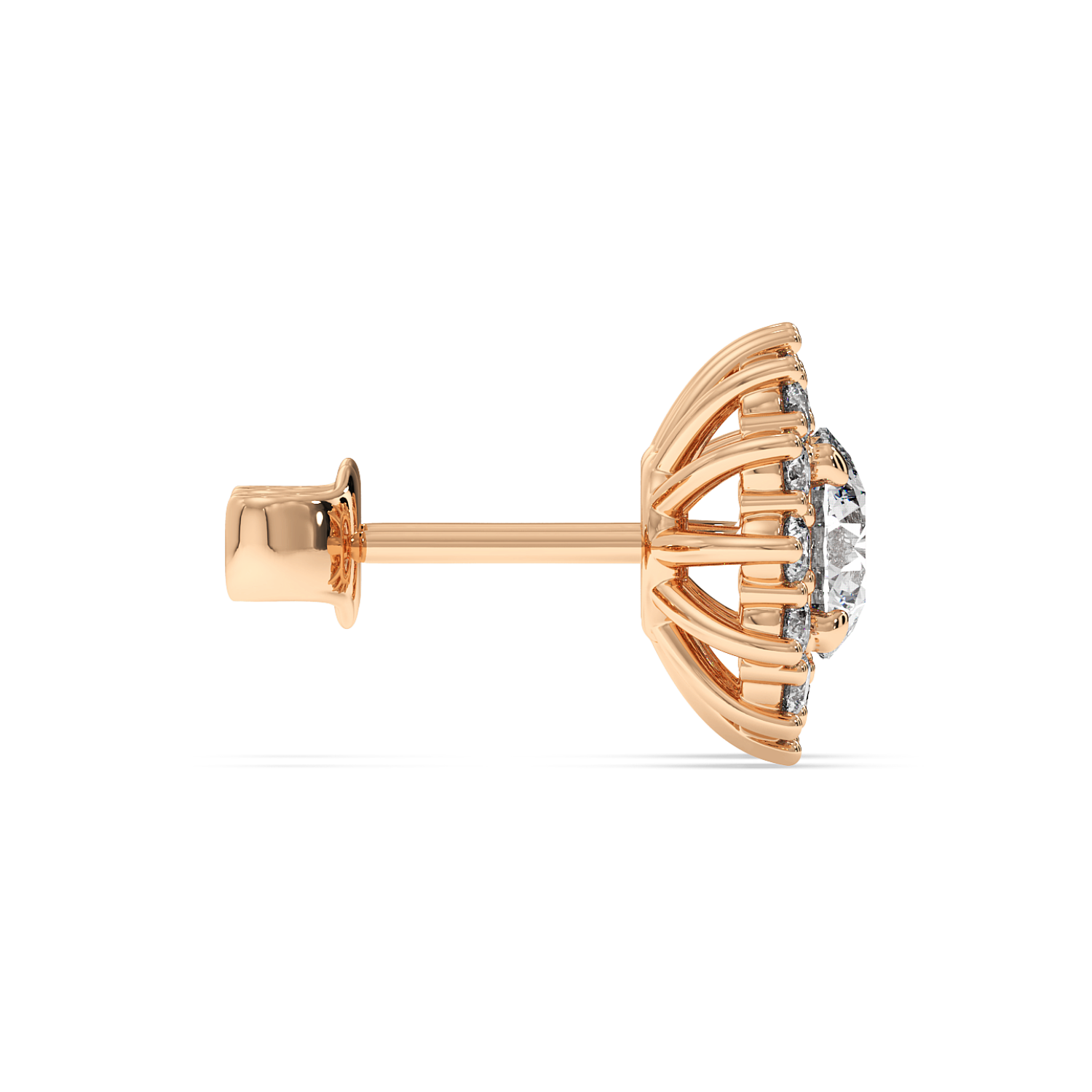 0.5ct Cluster Halo Studs