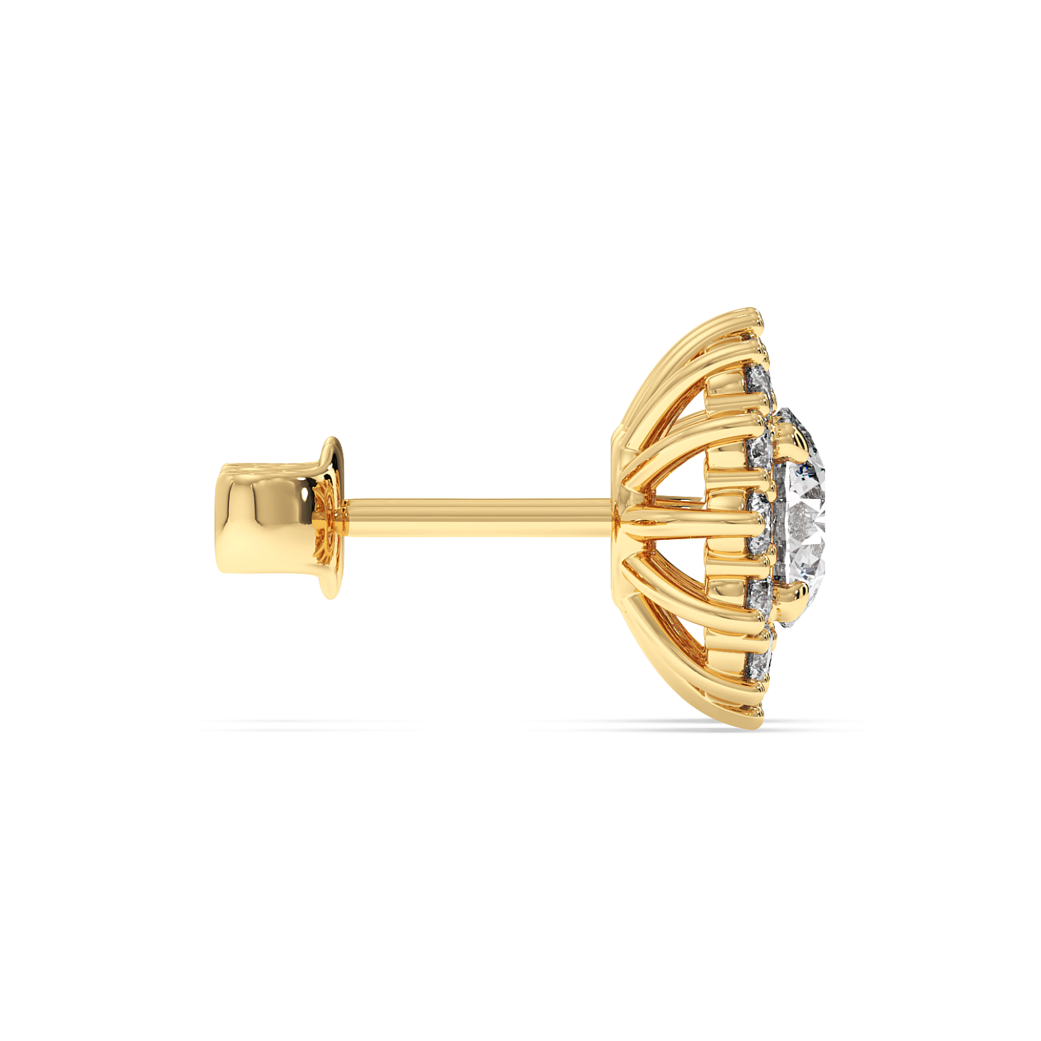 0.5ct Cluster Halo Studs