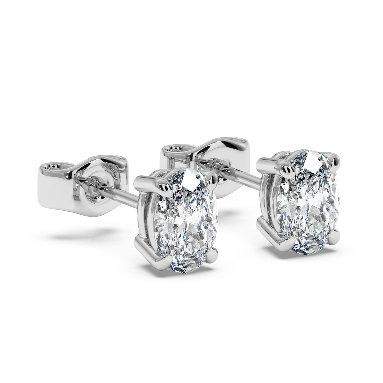 0.5ct 4 Claw Oval