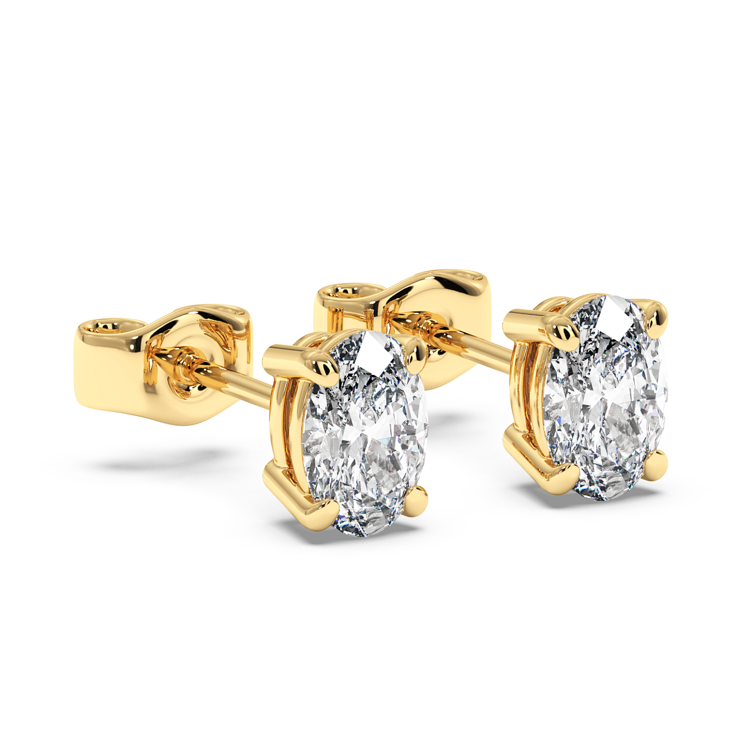0.5ct 4 Claw Oval