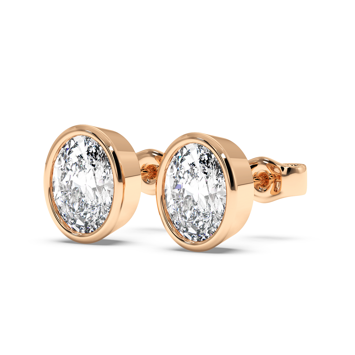 1ct Rubover-Bezel Oval