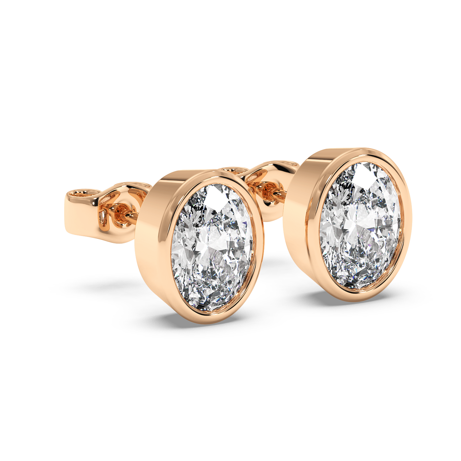 1ct Rubover-Bezel Oval