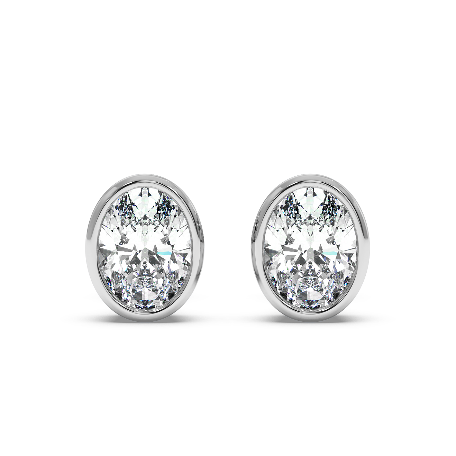1ct Rubover-Bezel Oval