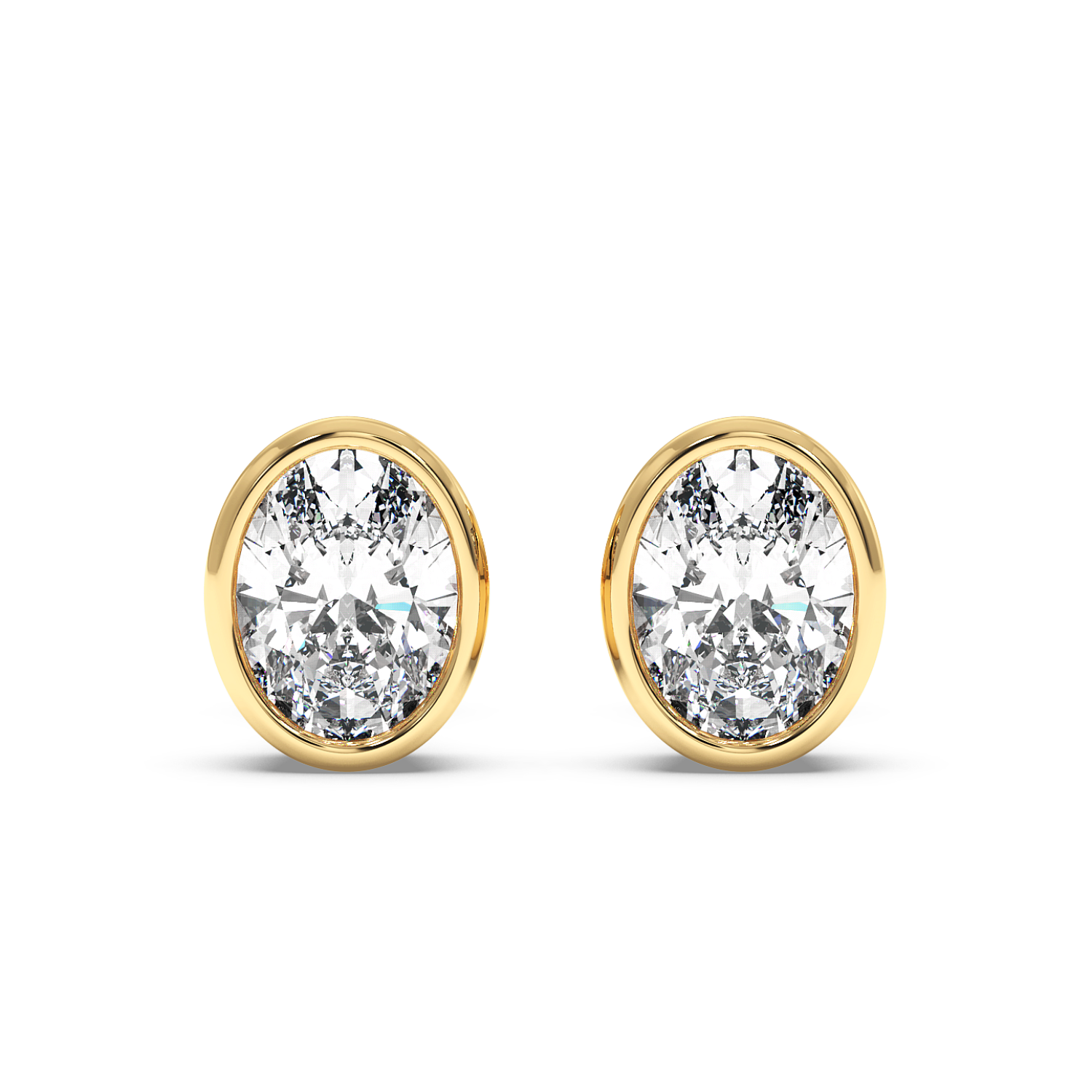 1ct Rubover-Bezel Oval