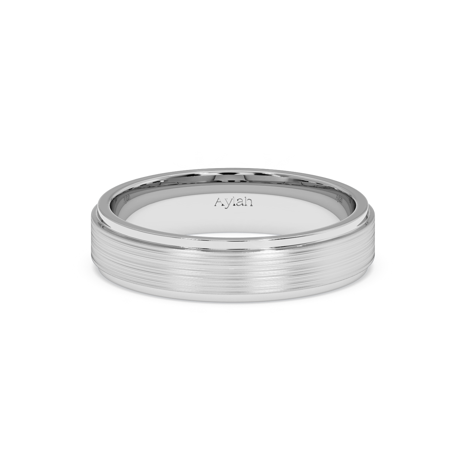 5mm Flat Court Stepped Edges Brushed Centre