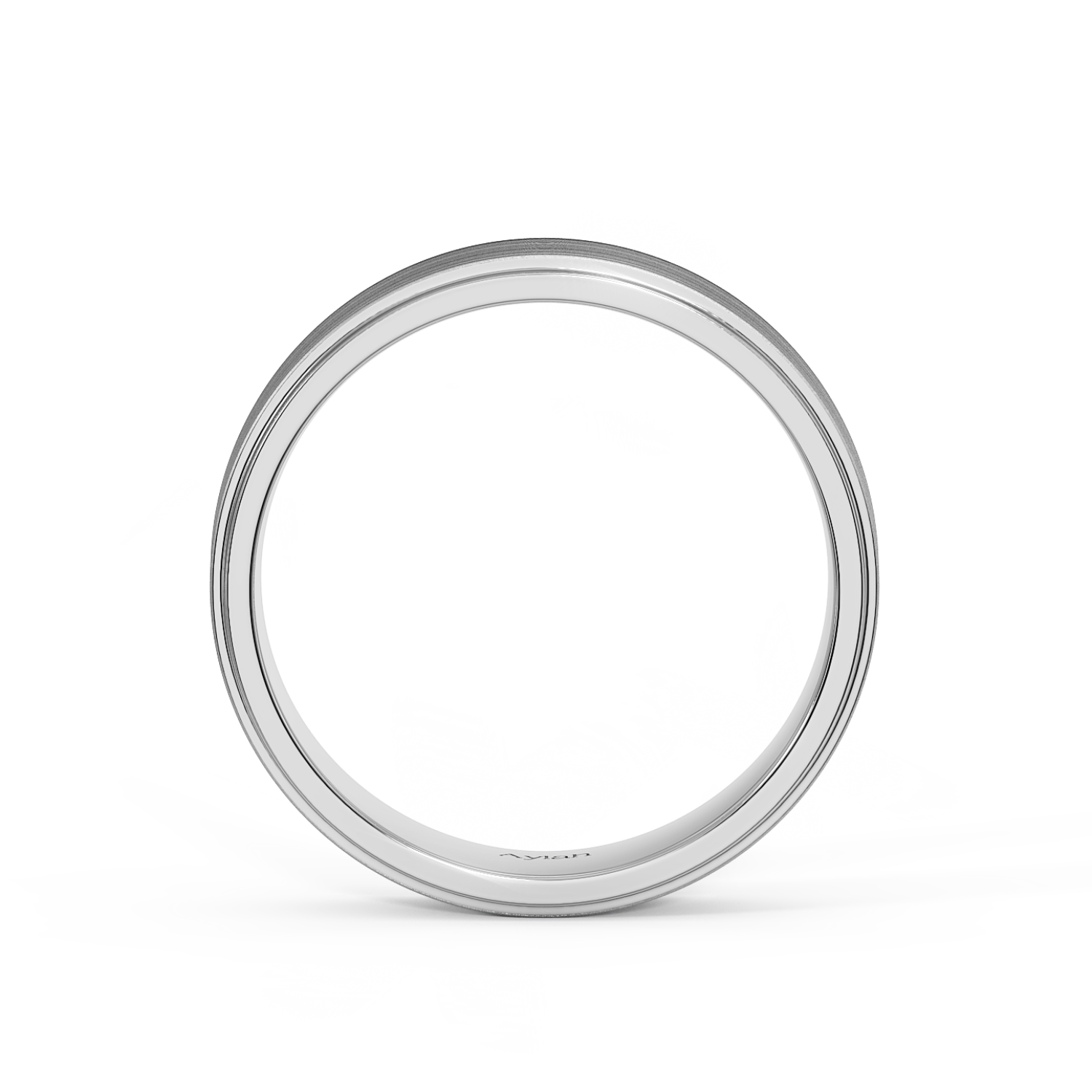 6mm Flat Court Stepped Edges Brushed Centre