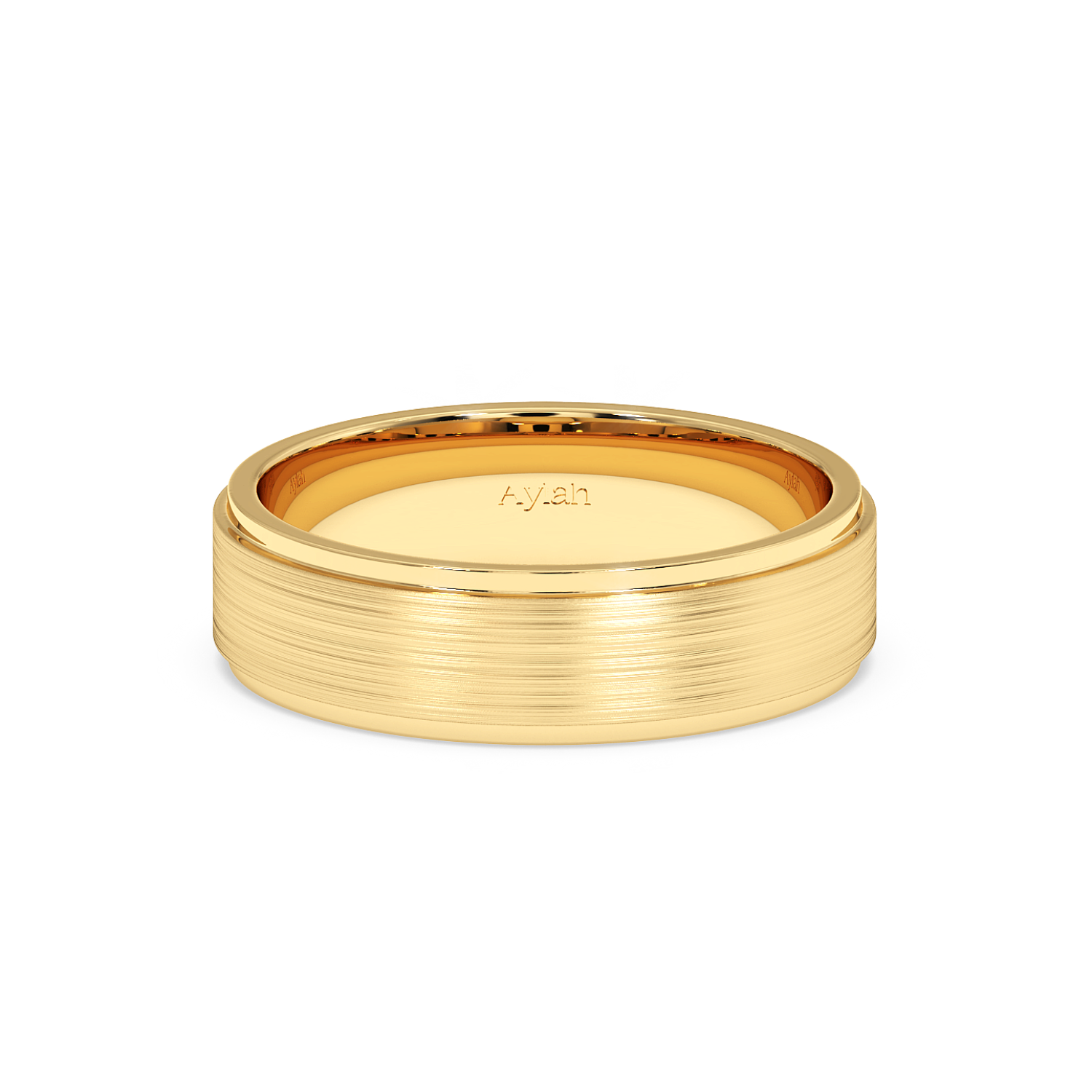 6mm Flat Court Stepped Edges Brushed Centre